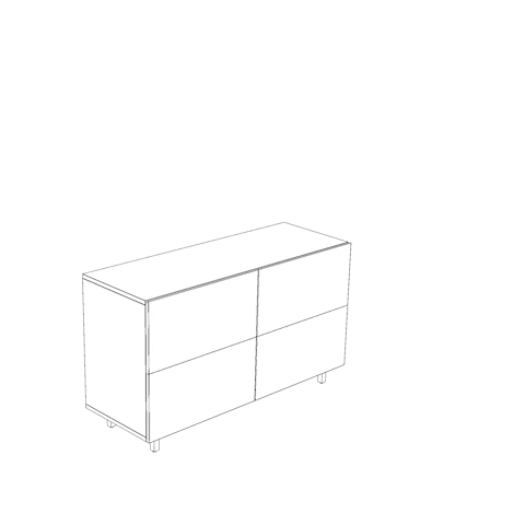 Bureau Assis-Debout CABINET — Armoire Transformable en Bureau Électrique