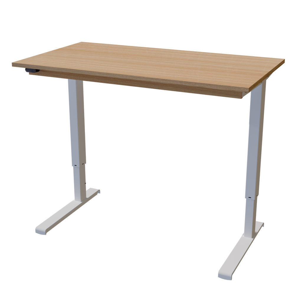 Bureau Assis-Debout SPLIT — Compact, Épuré & Rangement Intégré