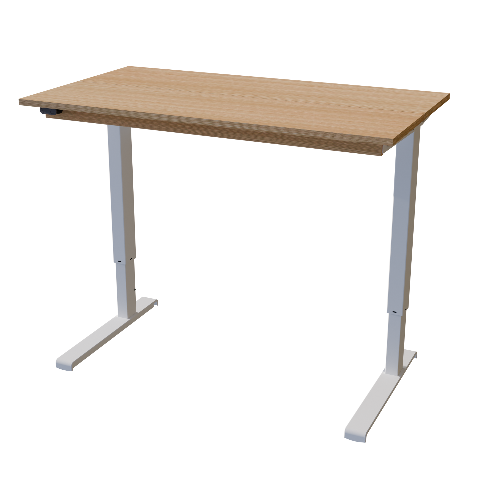 Bureau Assis-Debout SPLIT — Compact, Épuré & Rangement Intégré