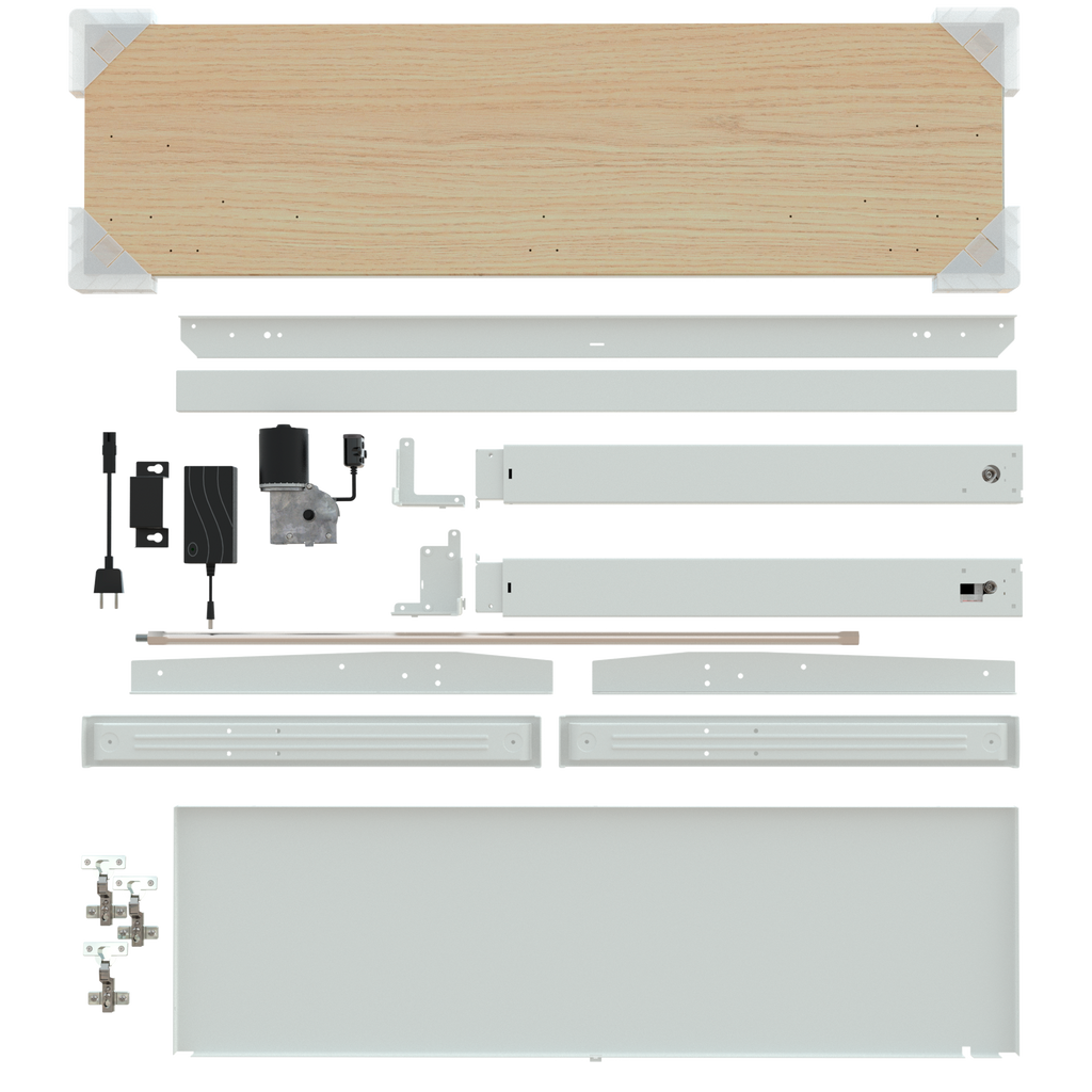 Bureau Assis-Debout SPLIT — Compact, Épuré & Rangement Intégré